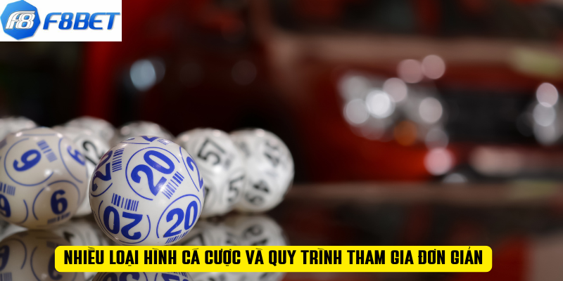 Nhiều loại hình cá cược và quy trình tham gia đơn giản